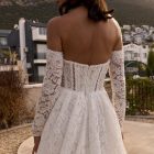 Etian wedding dress corset back detail